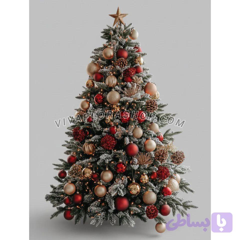 درخت کریسمس برفین