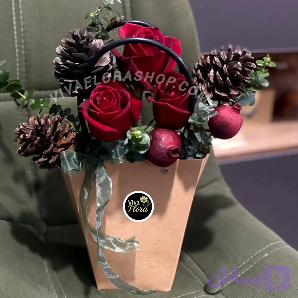 باکس گل یلدای شیرین
