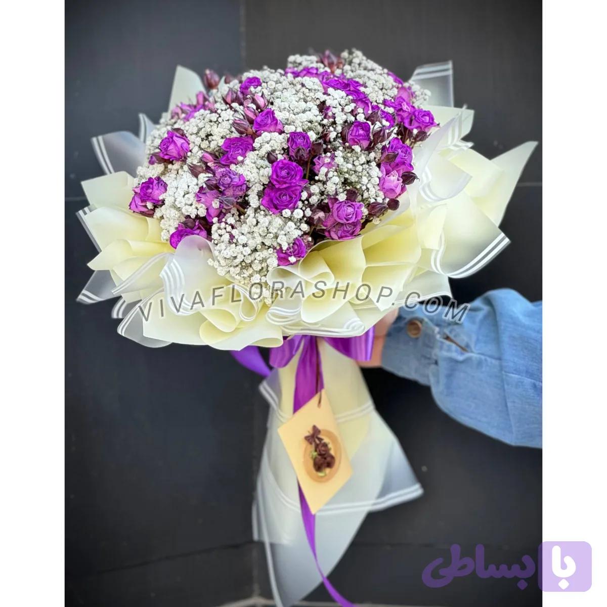 دسته گل زمزمه ی بنفش