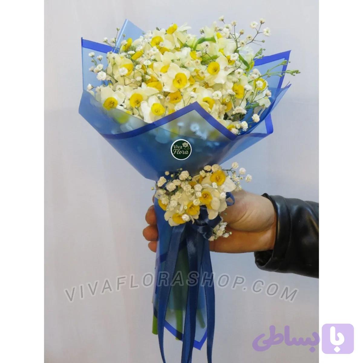 دسته گل نرگس یار