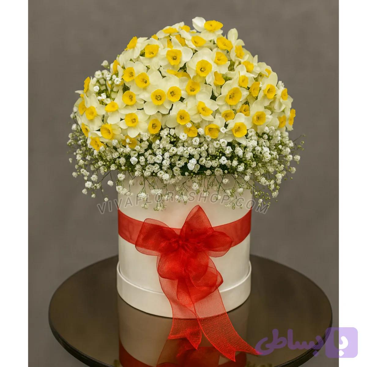 باکس گل نرگس مه رخ