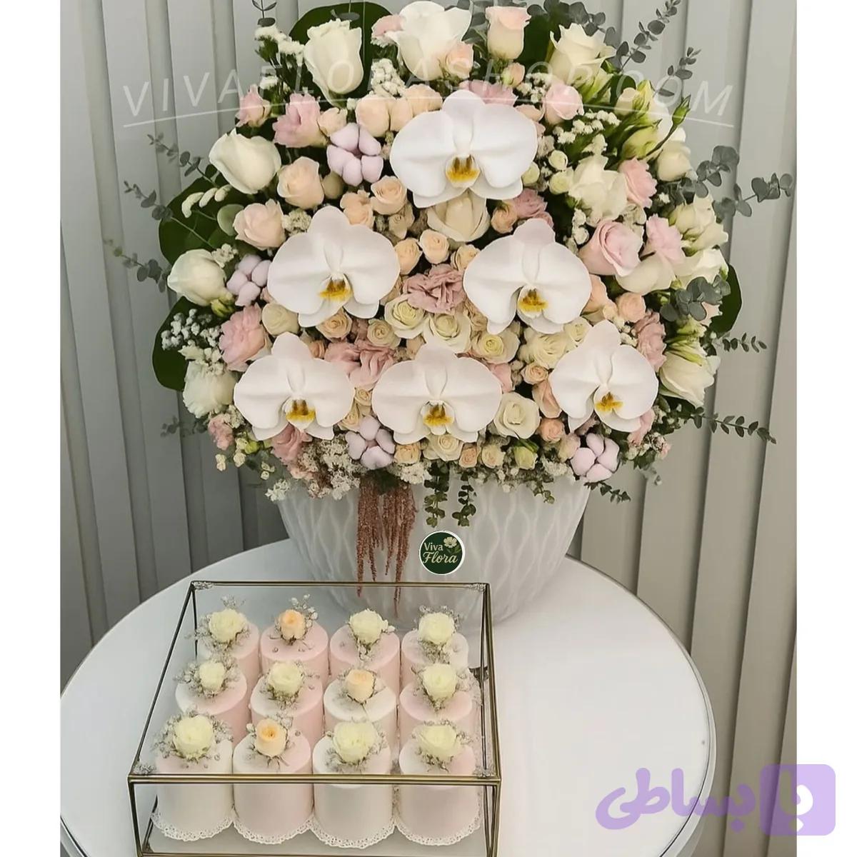 باکس گل و کیک نغمه ی سپید