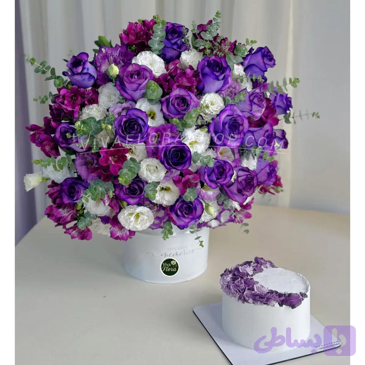 باکس گل و کیک مهر