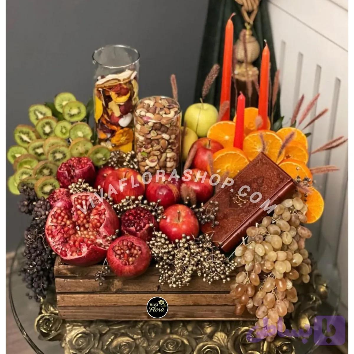 باکس گل زمزمه ی یاقوت