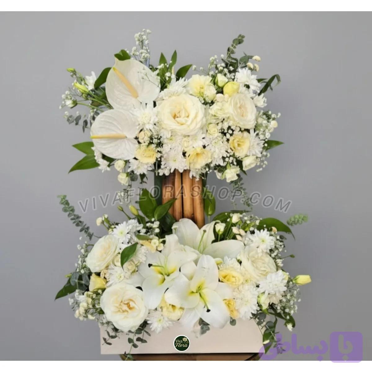 باکس گل سفیدوش