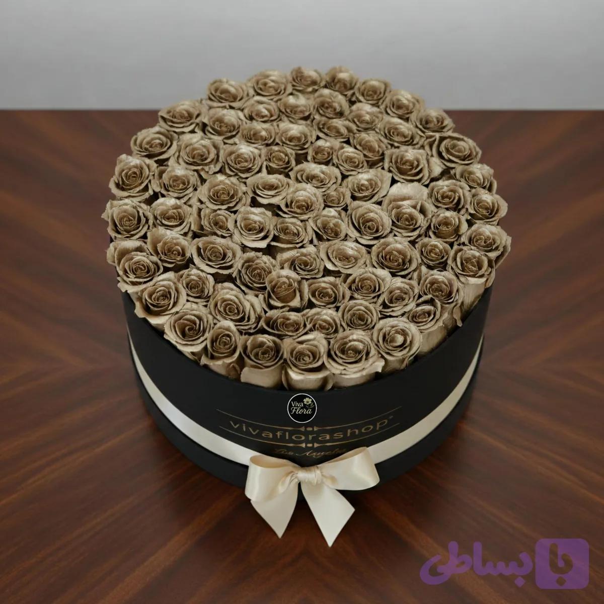 باکس گل دل زرین