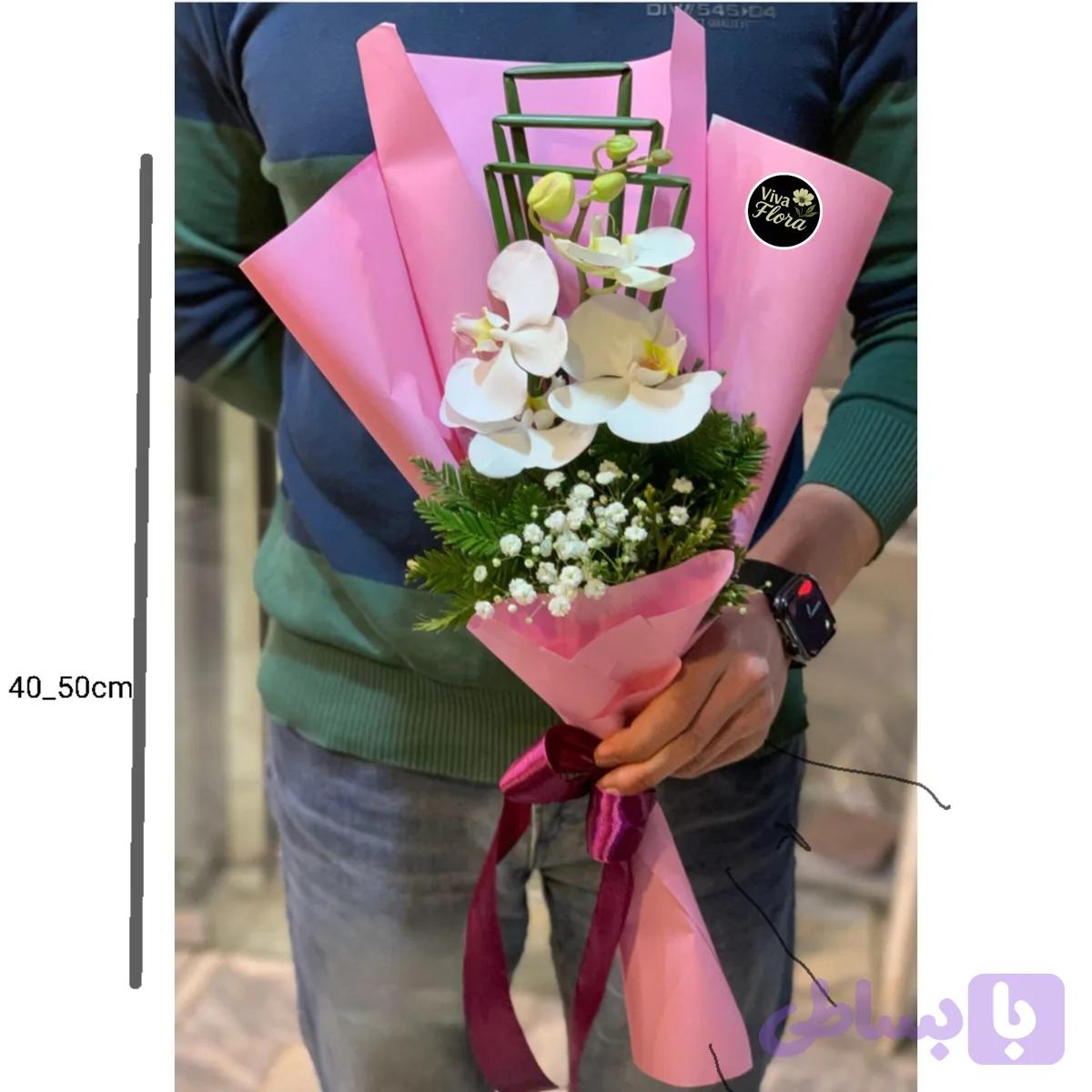 دسته گل نغمه ی ارکیده