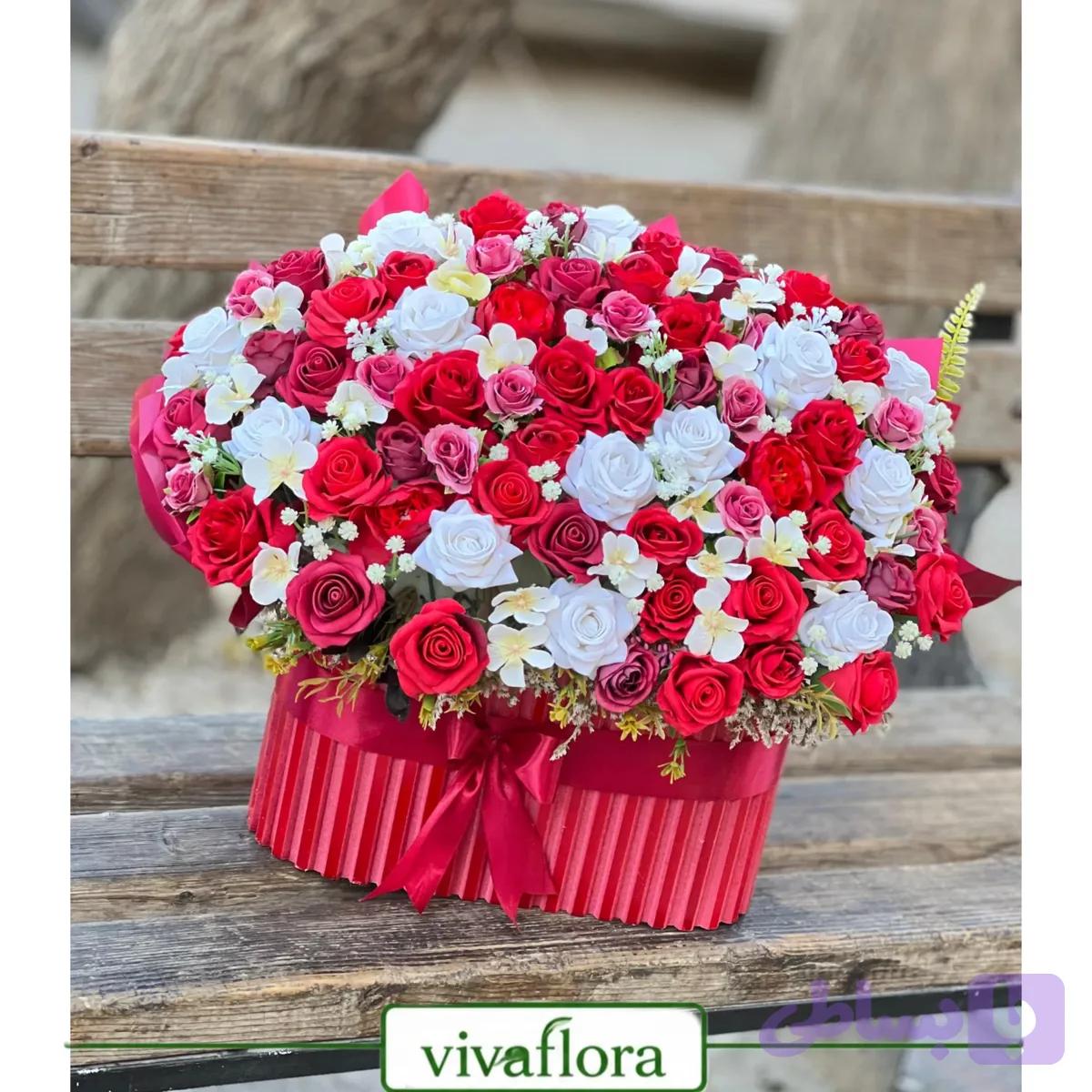 باکس گل مصنوعی پونه