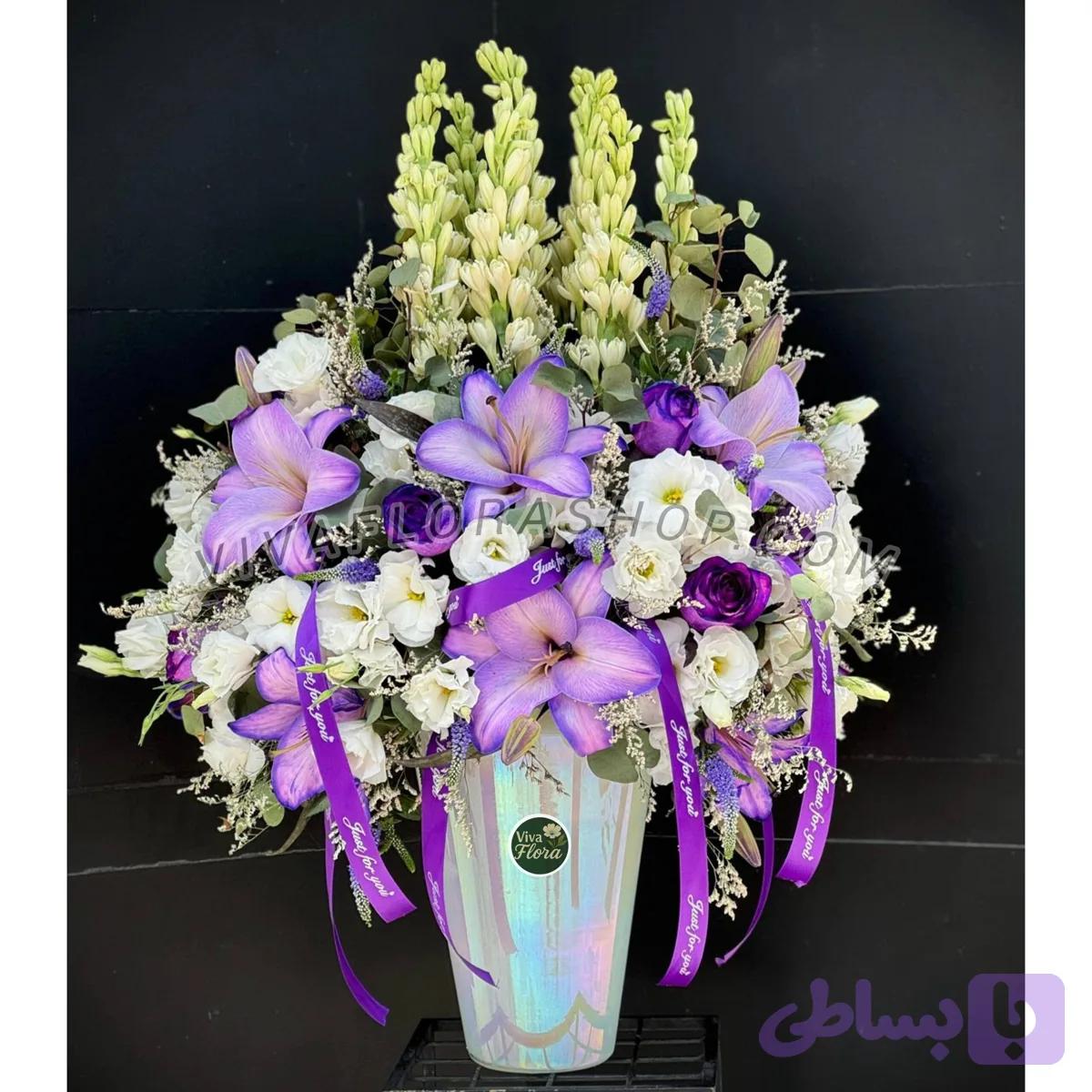 جام گل هاله ی بنفش