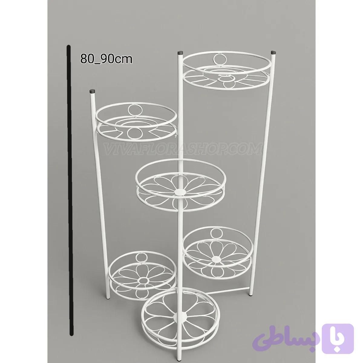 استند فلزی روشن گل