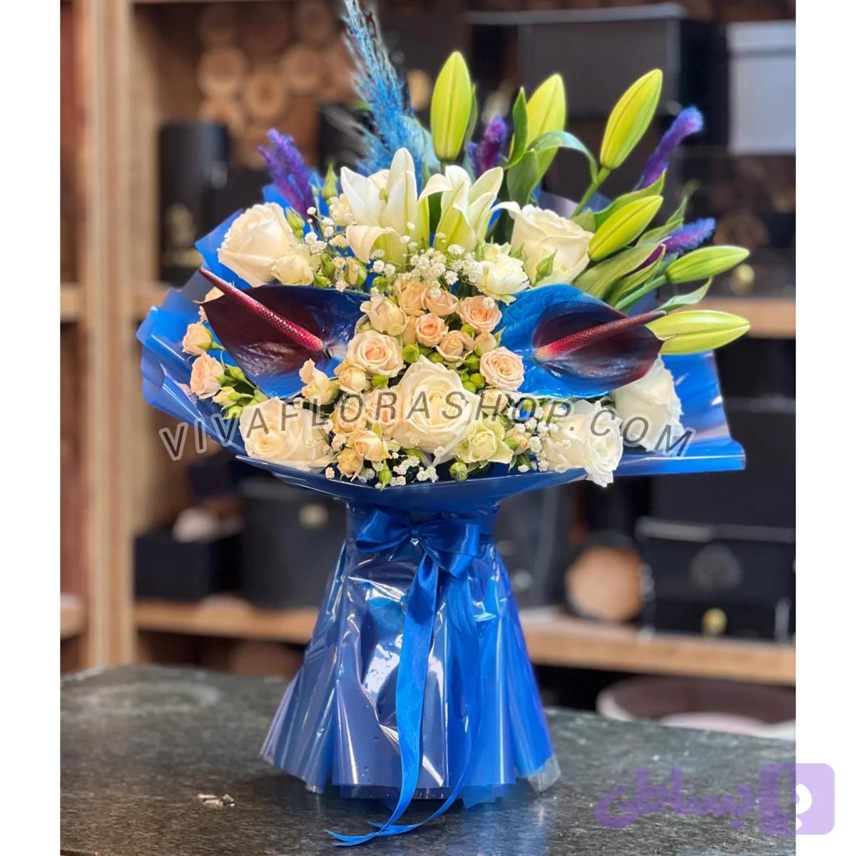 جار گل عشق آبی