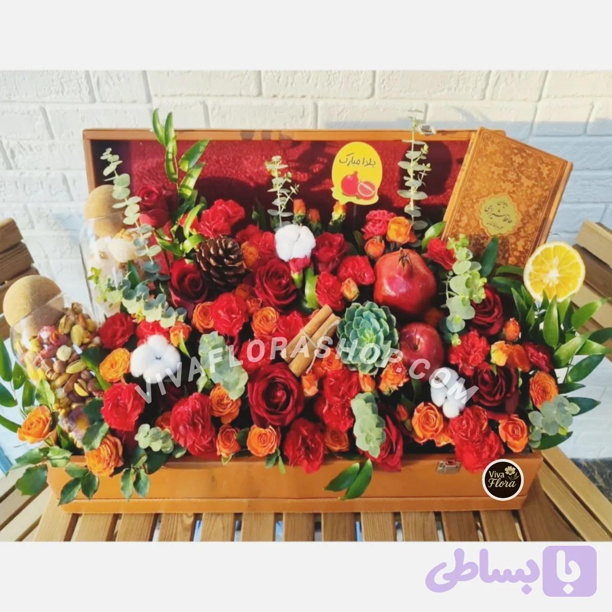 باکس گل یلدای روشن