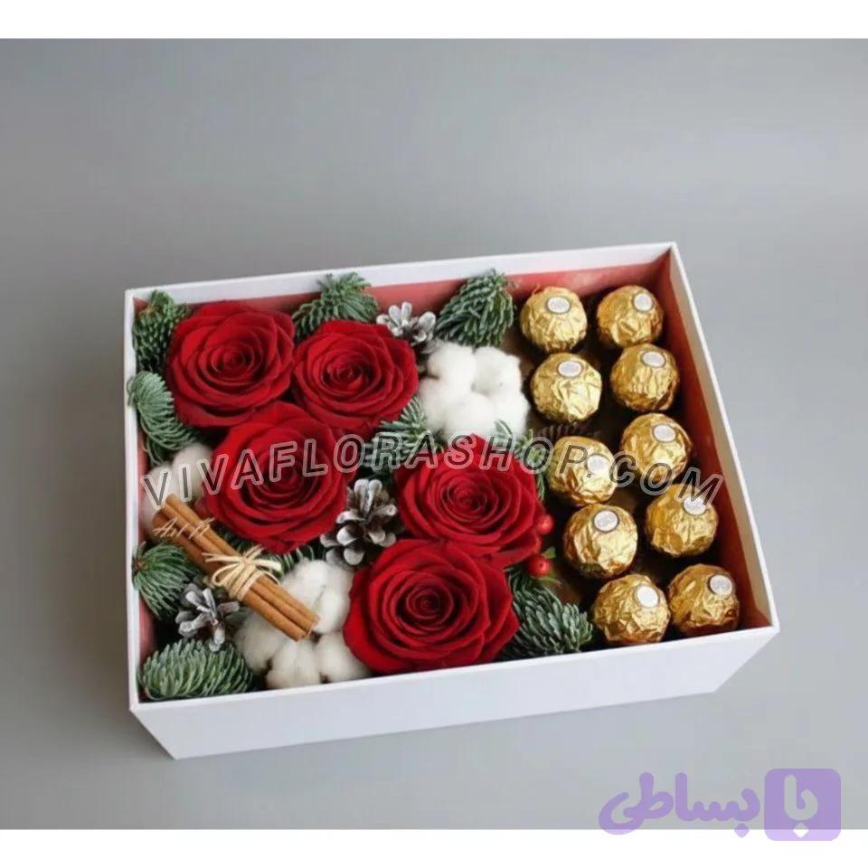 باکس گل سورپرایز برفی