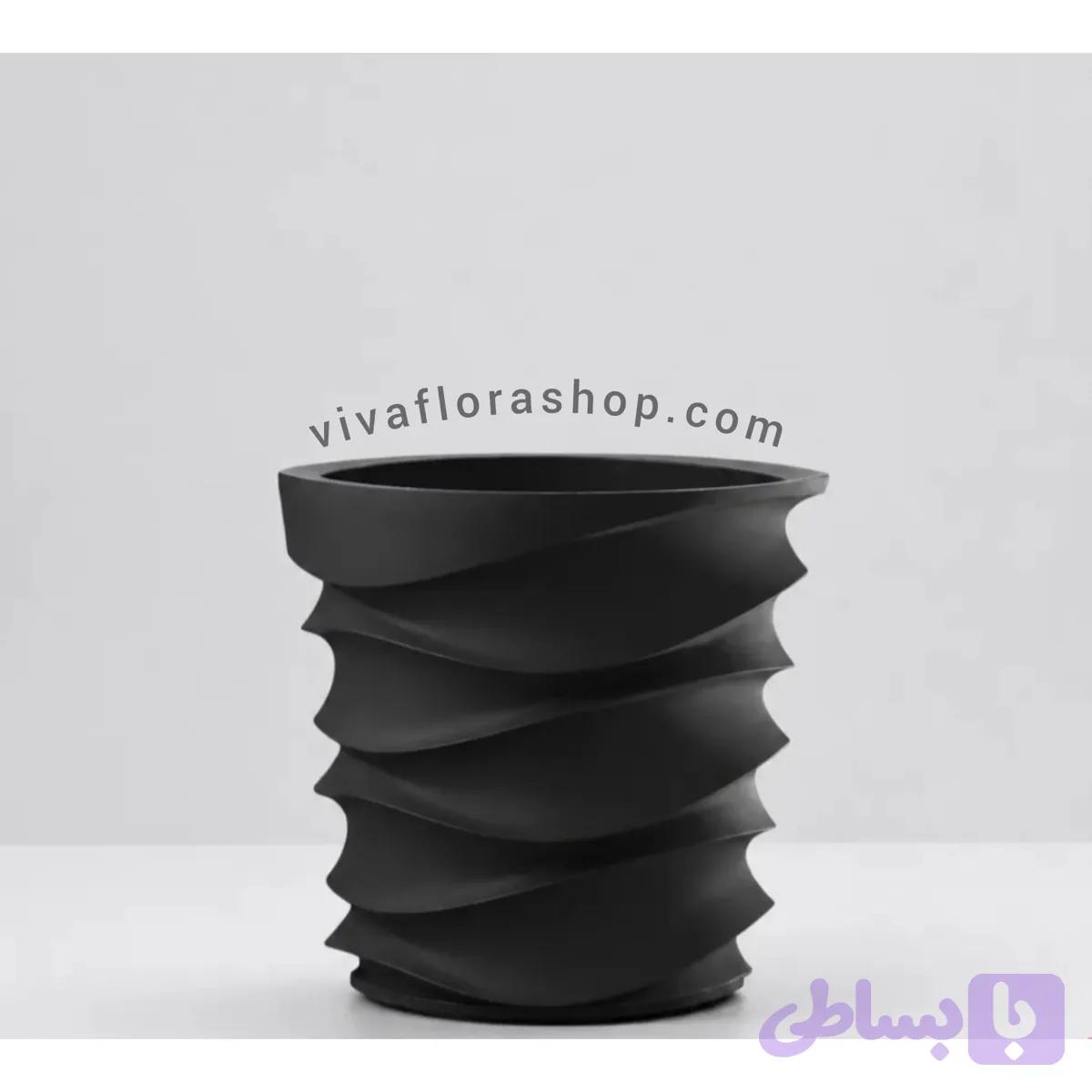 گلدان فایبرگلاس صخره ای