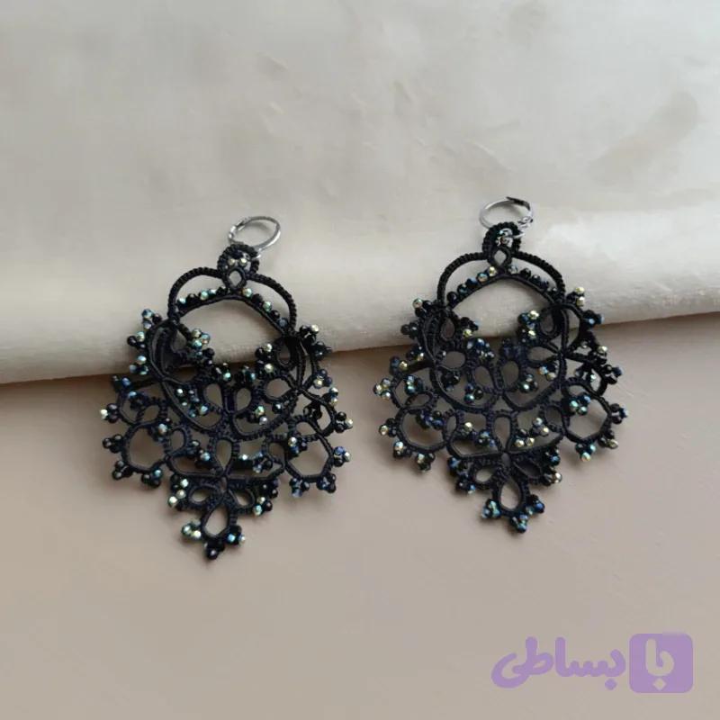 گوشواره عروس کریستالی سایز ۱ — تصویر 1