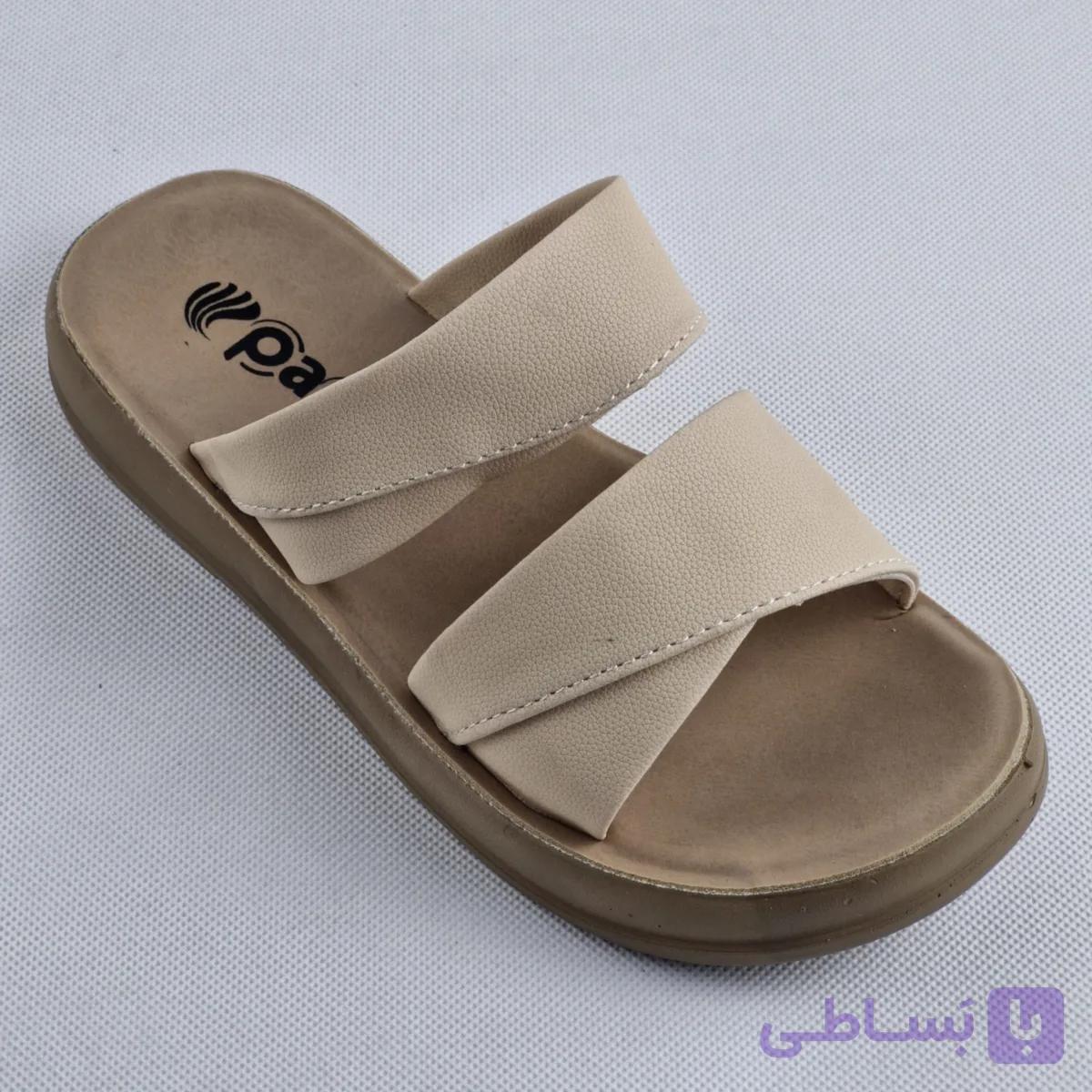 صندل دخترانه مدل ساغر کرم — تصویر 1