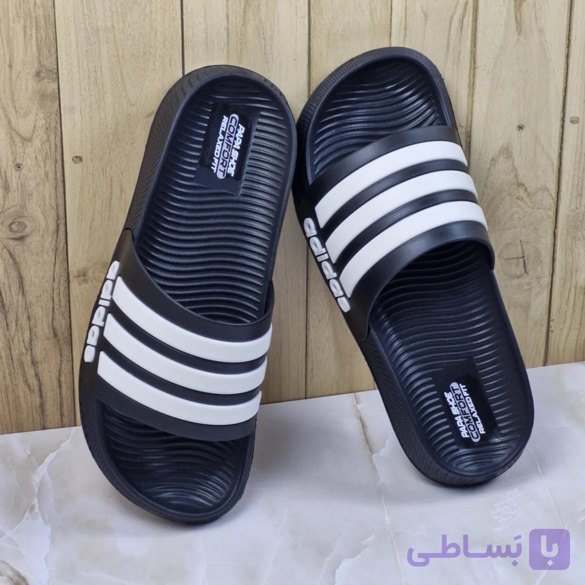 صندل مردانه مدل آدیداس 234 مشکی — تصویر 1