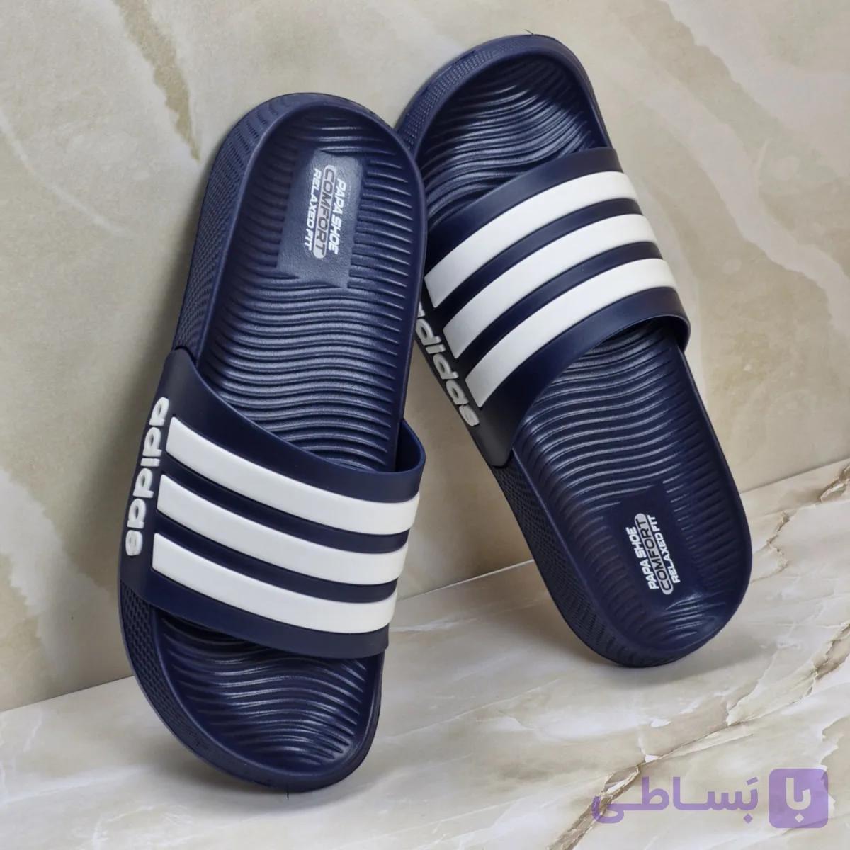صندل مردانه مدل آدیداس 234 آبی — تصویر 1