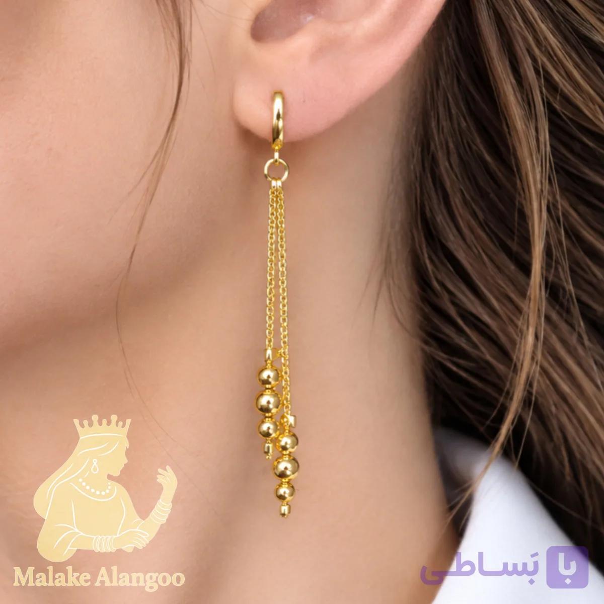 گوشواره اویز آلبرنادو ریز کد5156