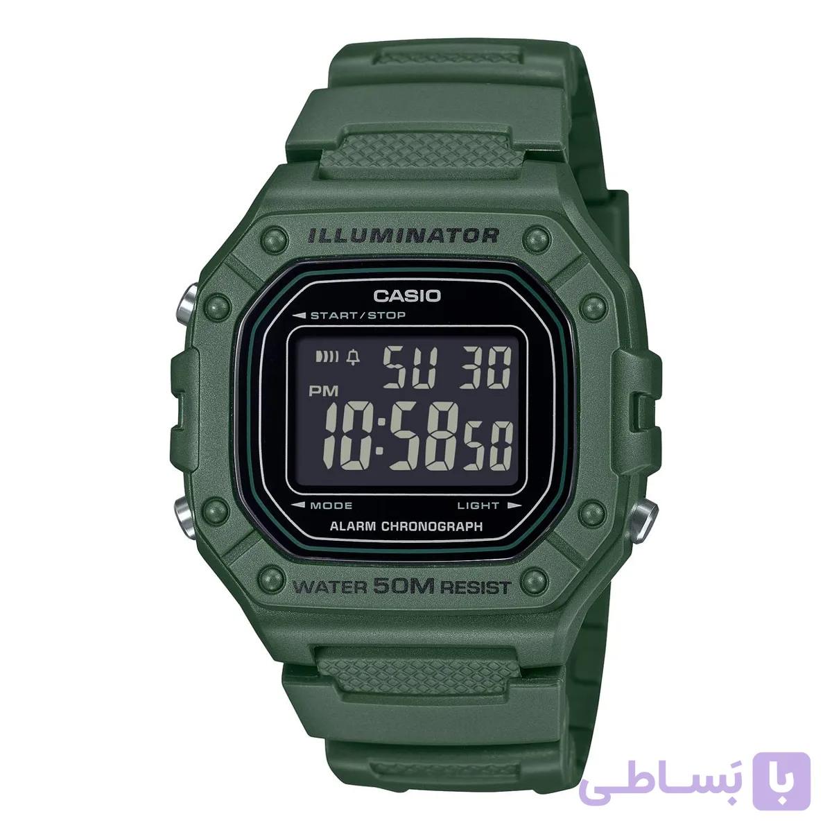ساعت اسپرت کاسیو مدل W-218H-3BVDF — تصویر 1