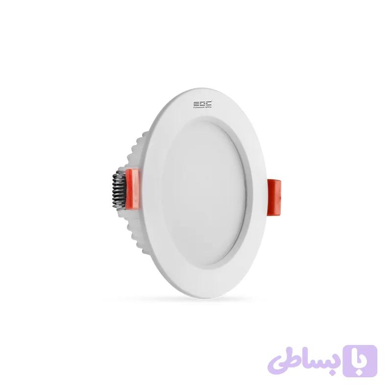 چراغ هالوژن پنل سقفی توکار 6 وات برش 7 و 8 سانت آفتابی ای دی سی EDC