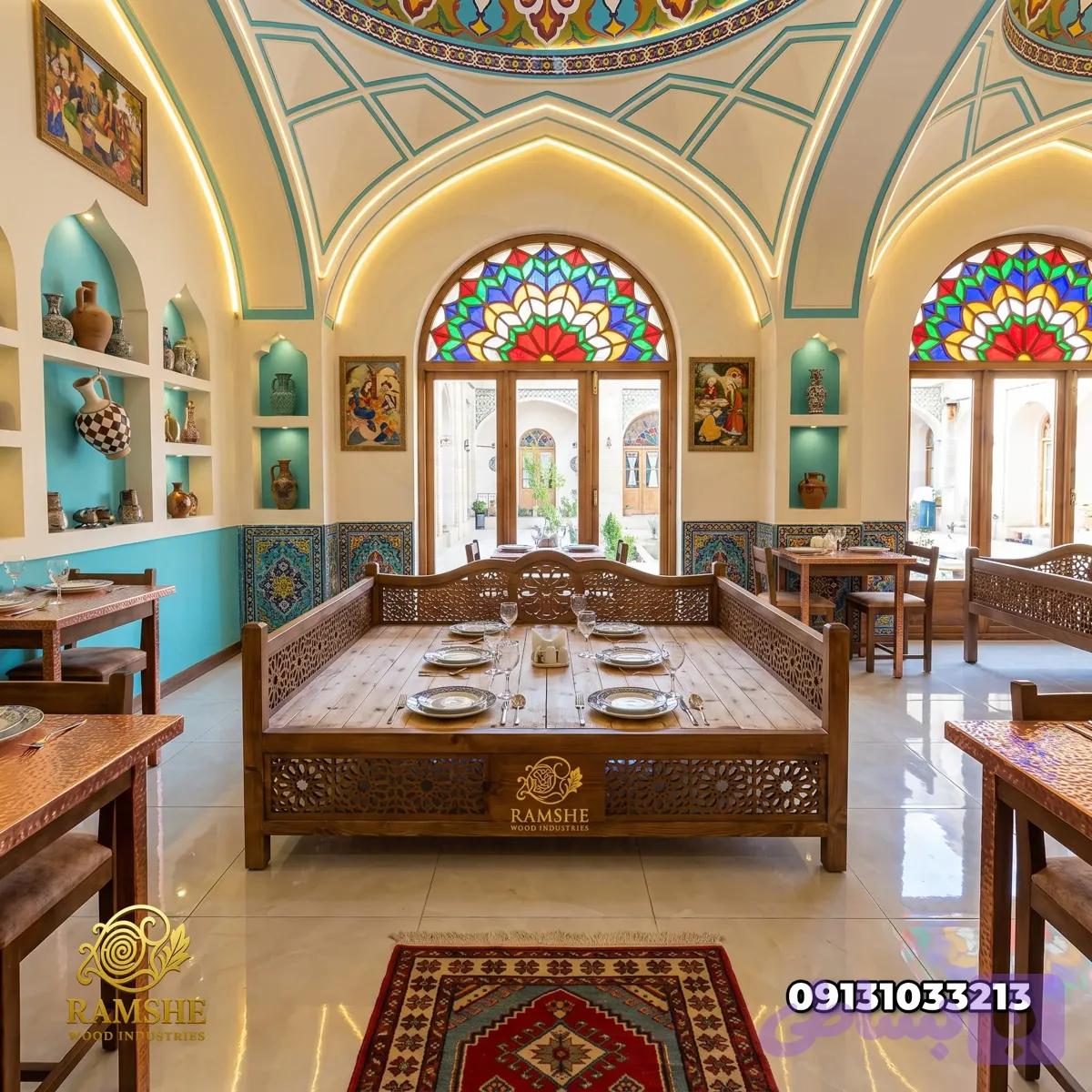 تخت سنتی ۲ در ۱۵۰ — تصویر 1