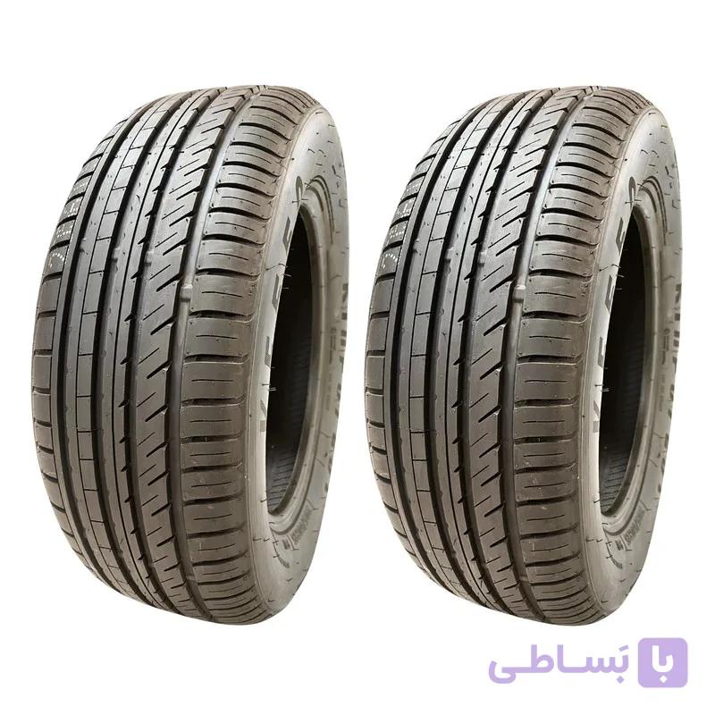 لاستیک خودرو مارشال مدل MU12 سایز 16 / 55 / 195 میلی‌متر تولید سال 2024 – 2 حلقه — تصویر 1