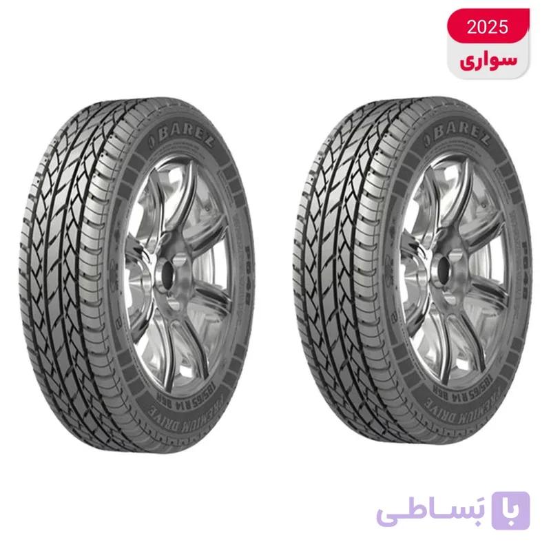 لاستیک خودرو بارز مدل p648 سایز 13 / 65 / 165 میلی‌متر تولید سال 2025 – 2 حلقه — تصویر 1