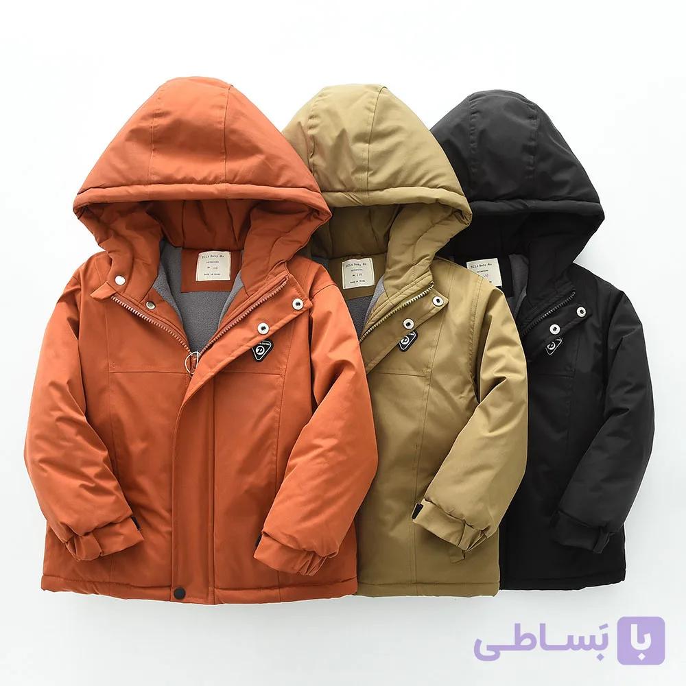 کاپشن پسرانه نانو میکرو طرح D — تصویر 1
