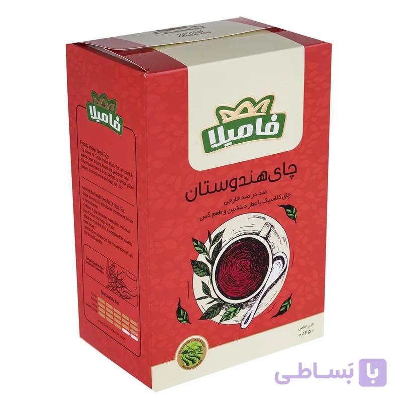 چای سیاه معطر فامیلا مقدار 450 گرم
