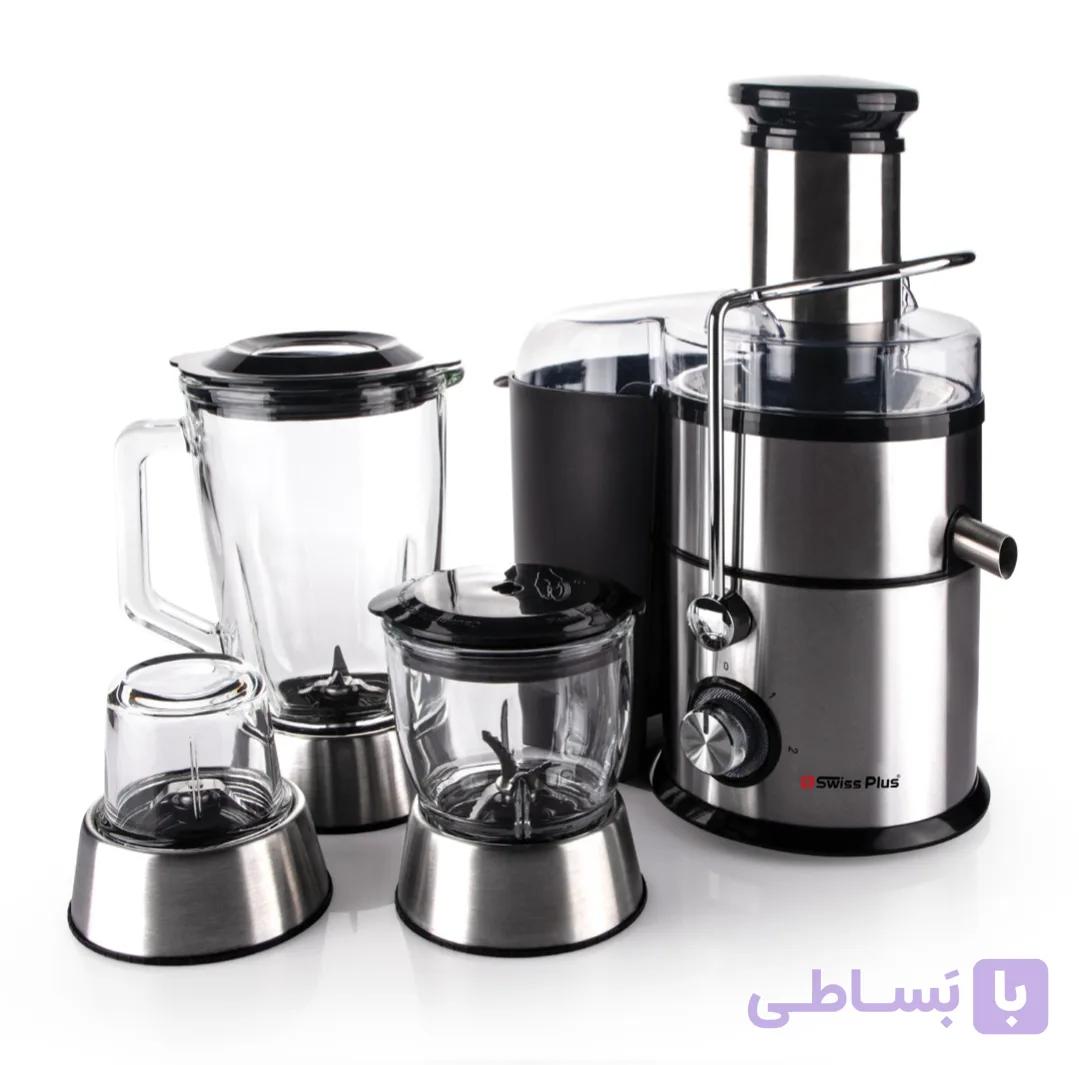 آبمیوه گیری ۴ کاره سوئیس پلاس مدل ۸۴۲۰