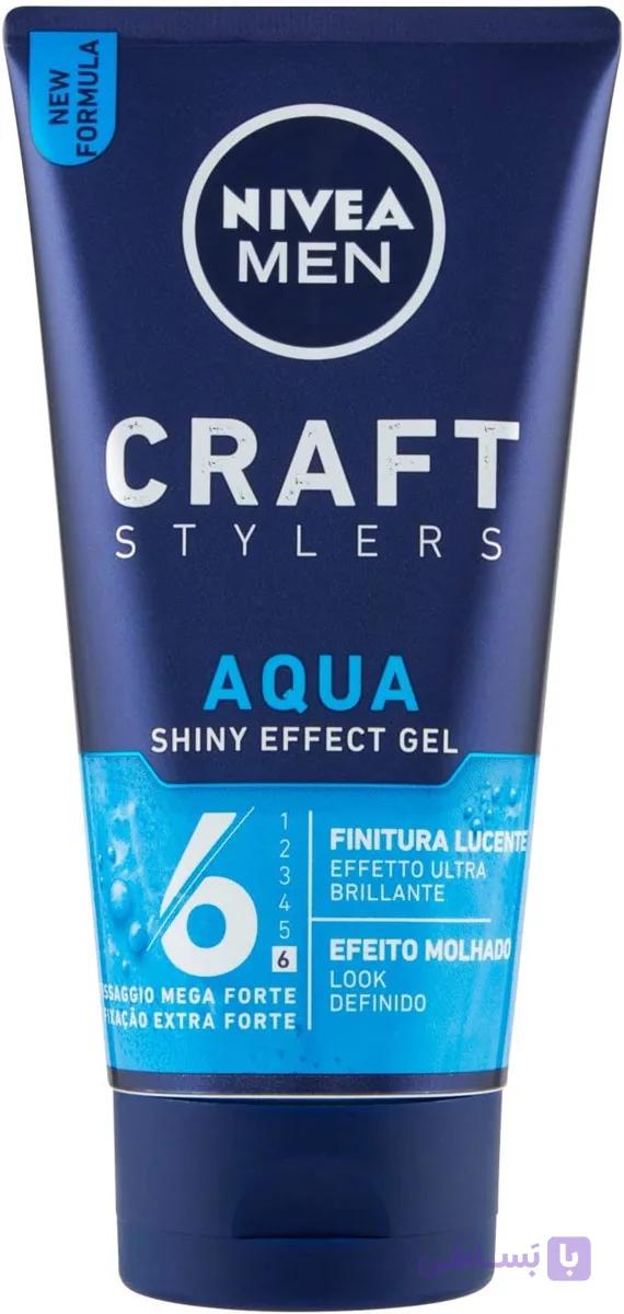 ژل حالت دهنده مو نیوآ مدل Aqua Shiny Effect GeL حجم 150میلی