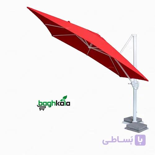 سایبان چتری پایه کنار مربع 3*3 متر — تصویر 1