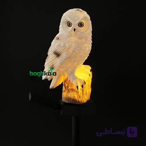 چراغ باغی خورشیدی جغدی — تصویر 1