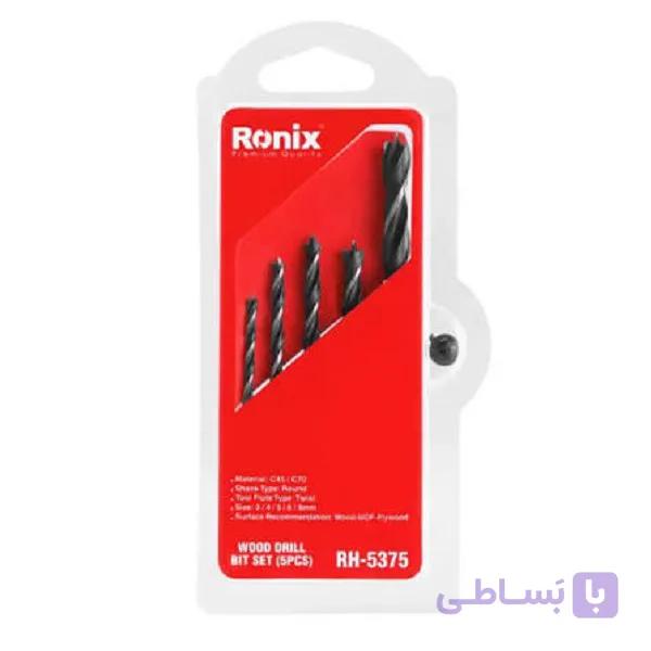 مته چوب رونیکس مدل RH5375 ظرفیت ۵ عددی — تصویر 1