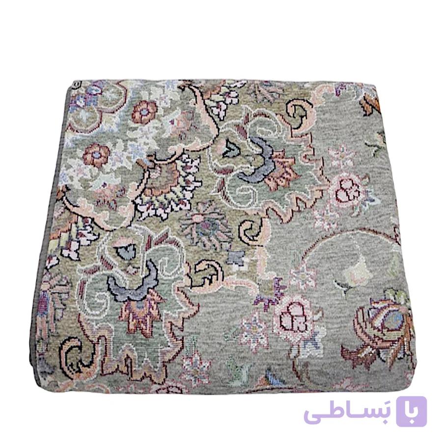 روفرشی میلاد زرین یزد طرح هفت رنگ زمینه طوسی