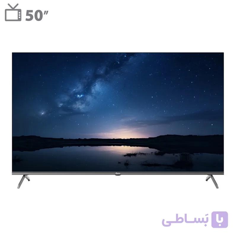 تلویزیون ال ای دی هوشمند جی پلاس مدل GTV-50SQ758NX سایز 50 اینچ