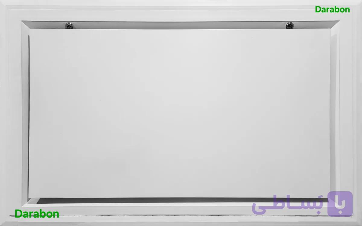 دریچه بازدید فن کوئلی آلومینیومی لولادار مدل گل سقفی