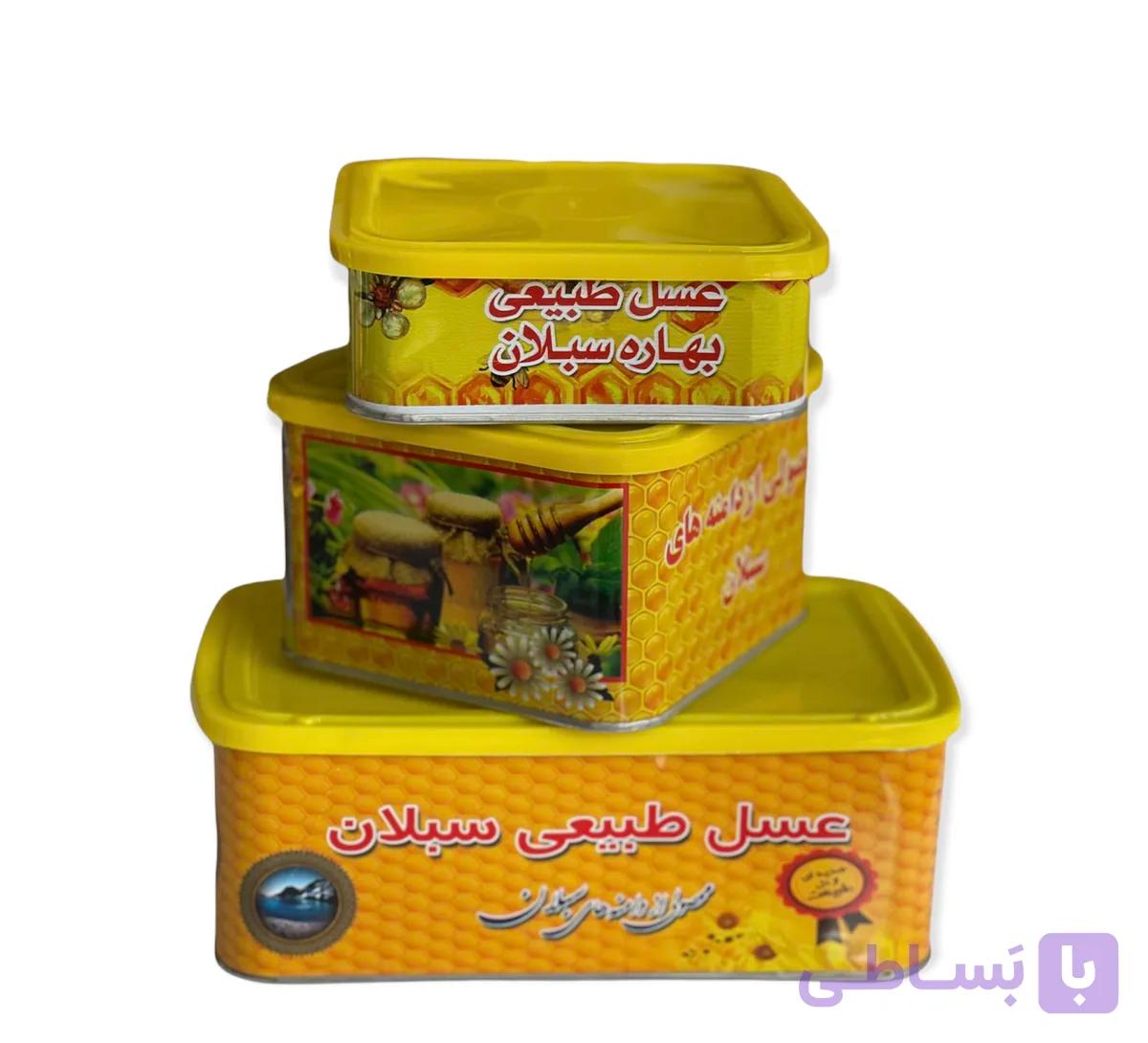 عسل باموم در ظروف فلزی