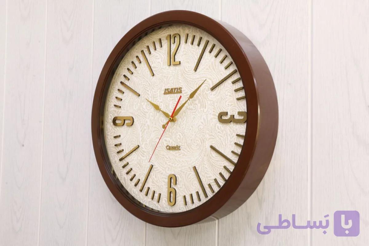 ساعت دیواری  تینا 45 سانتیمتری موتور آرامگرد