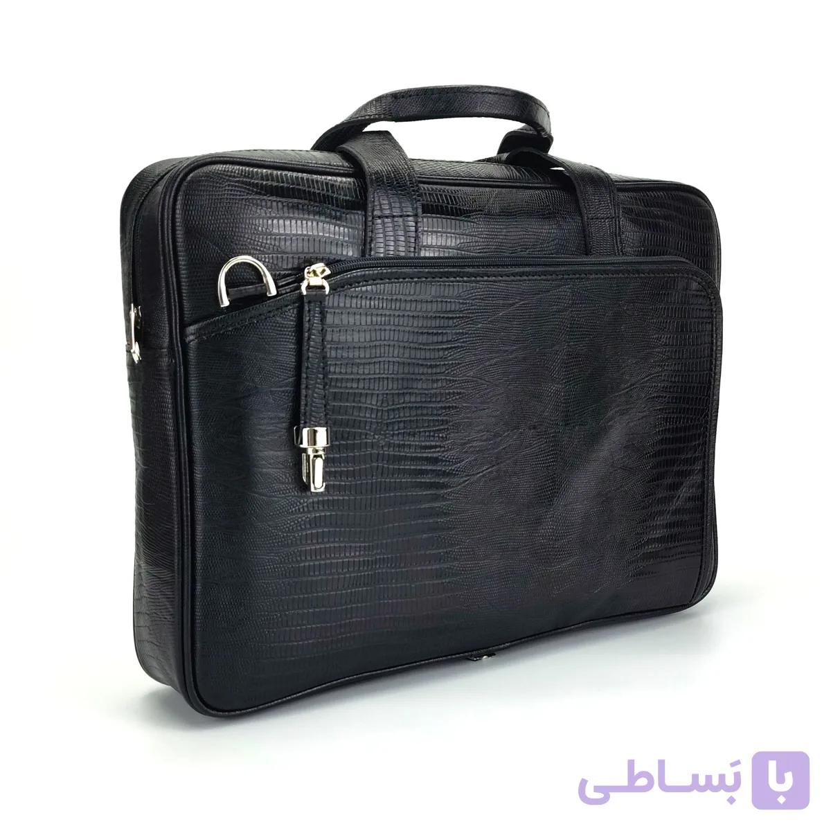 کیف اداری تمام چرم مدل مدادی