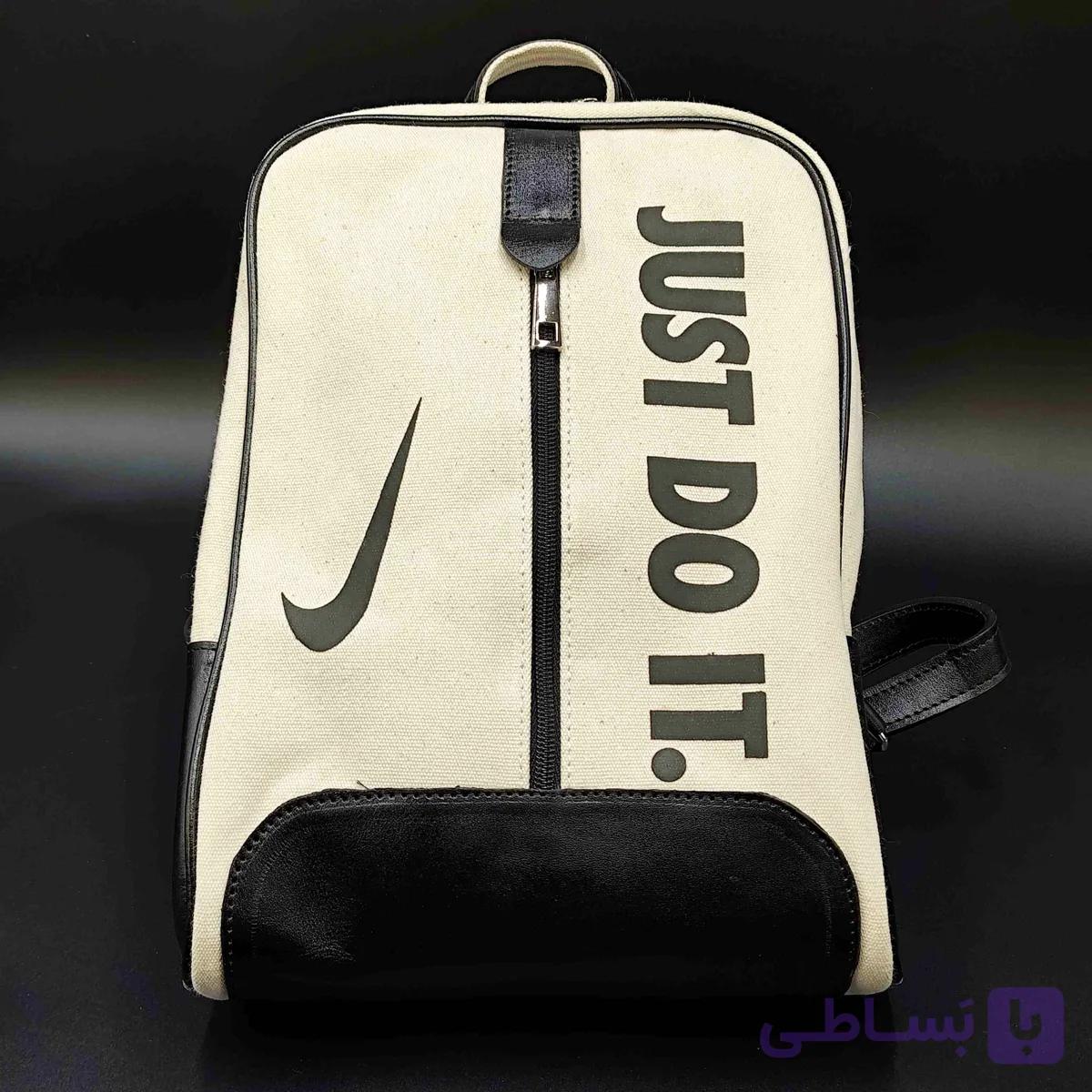 کوله پشتی ترکیبی کنف چرم