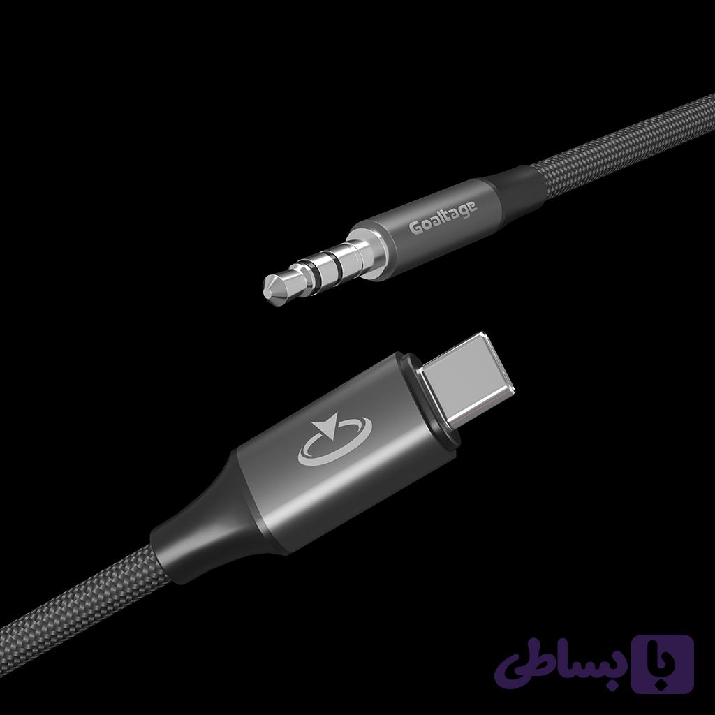 تبدیل صوتی گلتیج USB Type-C به جک ۳.۵ میلیمتر CA04 — تصویر 1