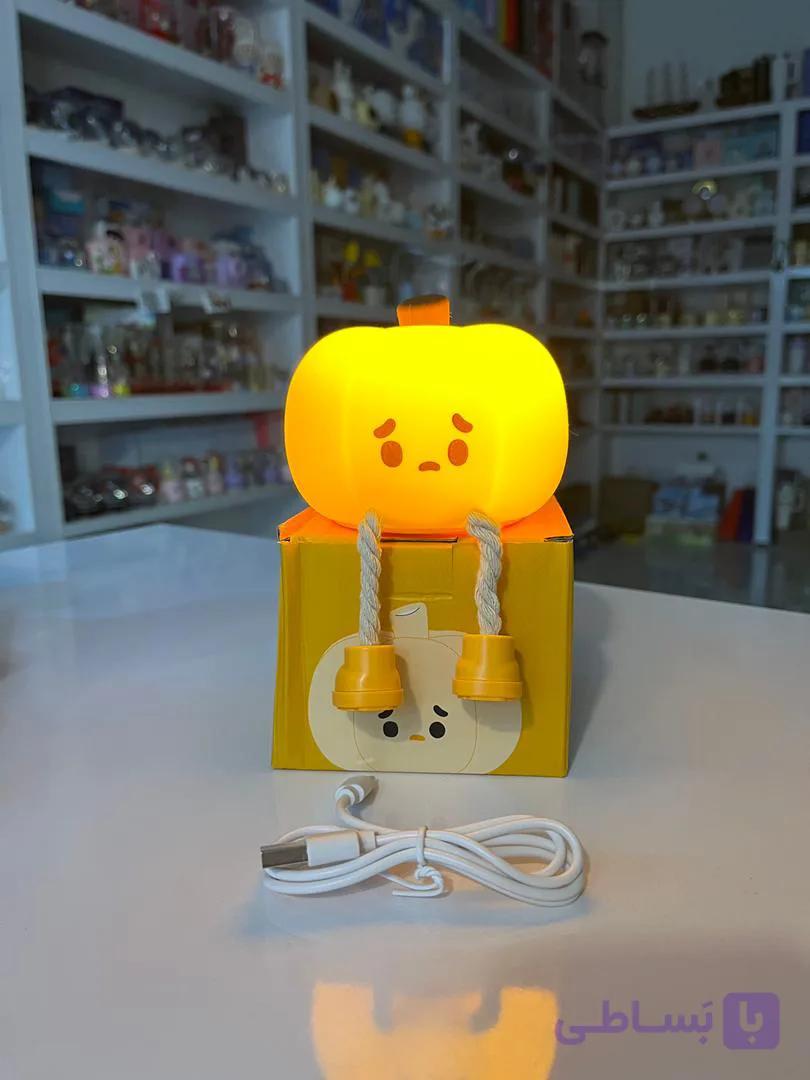 چراغ خواب سیلیکونی مدل کدو