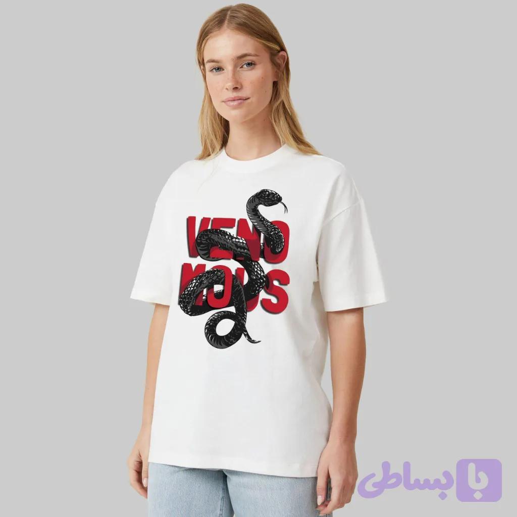 تیشرت باکسی VENOMOUS کد 21459726 — تصویر 1