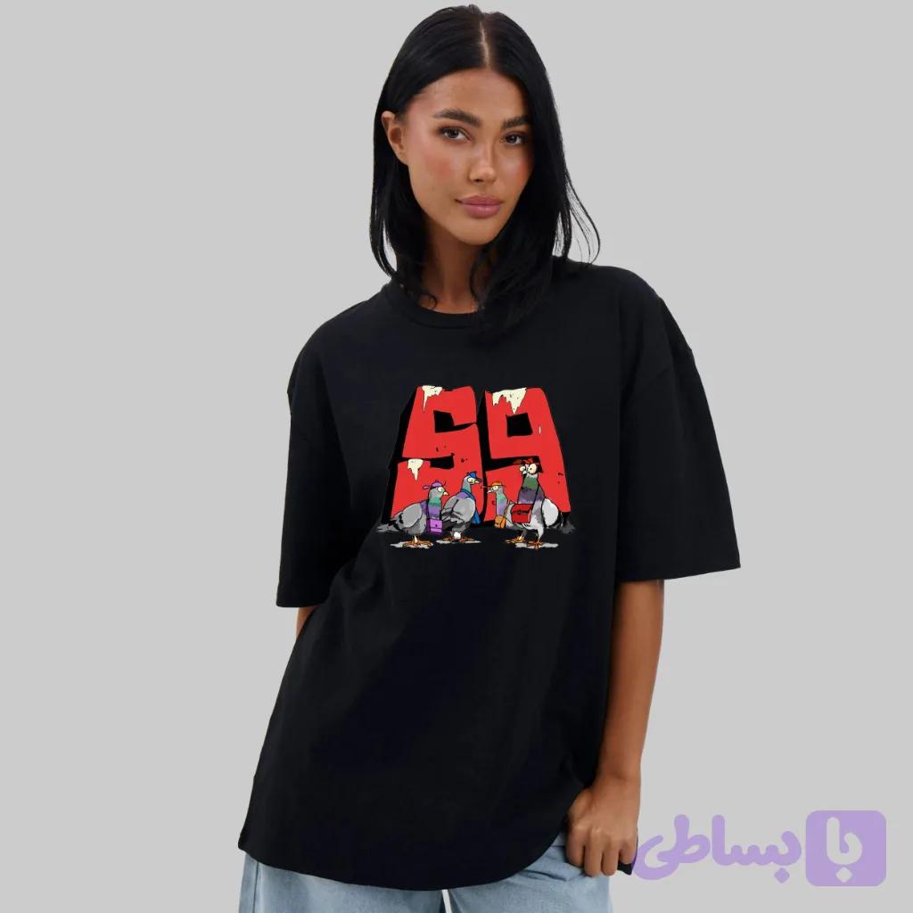 تیشرت باکسی 69 کد 21440512 — تصویر 1