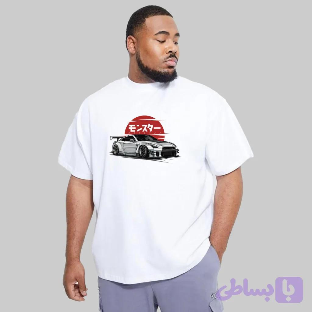 تیشرت باکسی GT کد 21459162 — تصویر 1
