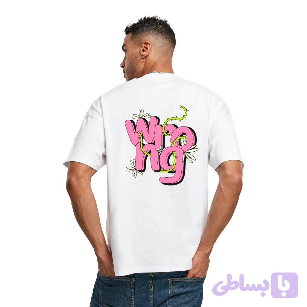 تیشرت باکسی wrong کد 21528801 — تصویر 1