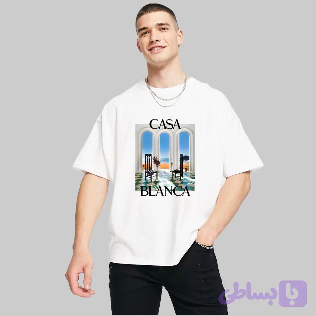 تیشرت باکسی CASABLANCA کد 21784790 — تصویر 1