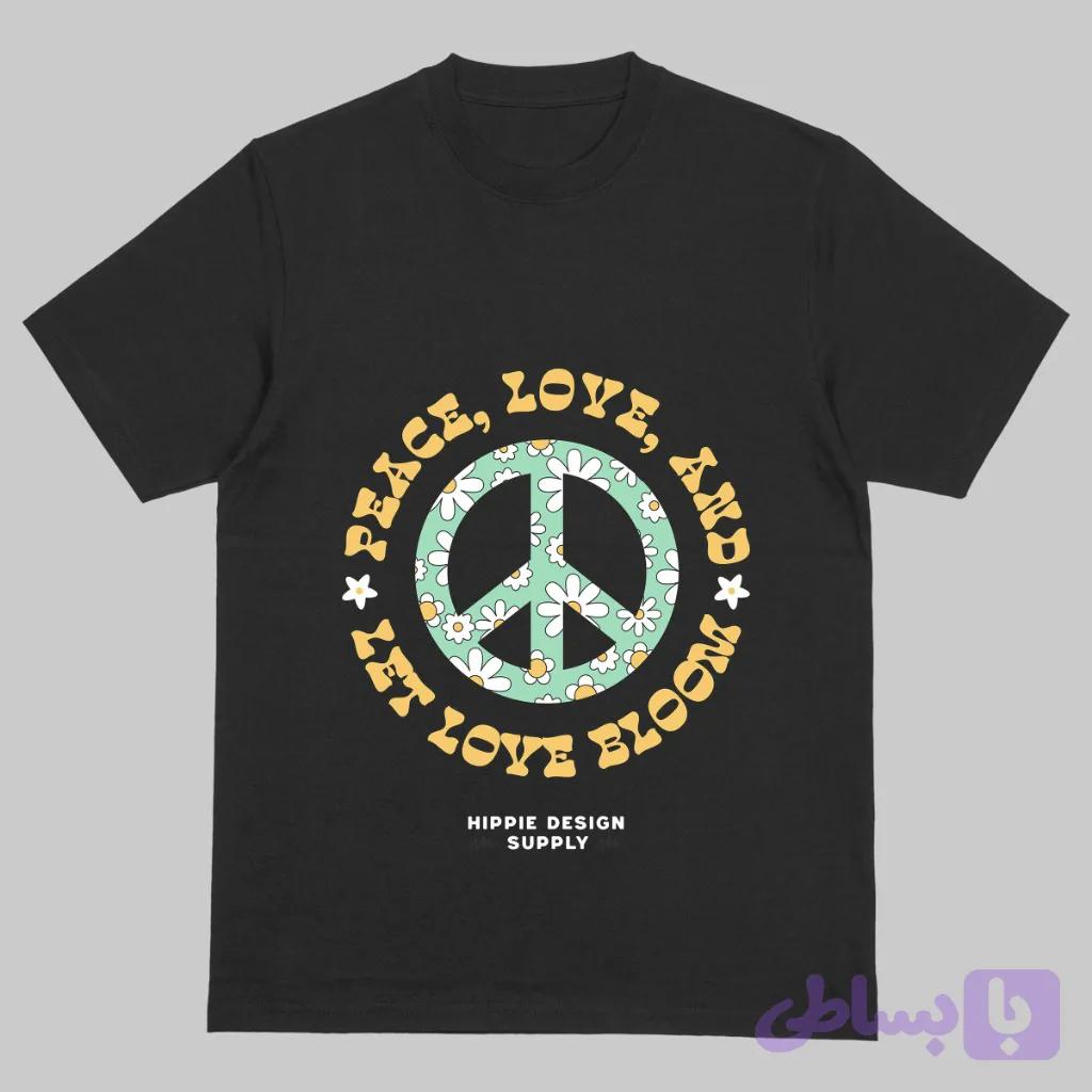 تی‌شرت باکسی PEACE کد 21289893 — تصویر 1